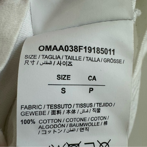 Off-White Subtle Graphic Tee in White - Picture 6 of 7